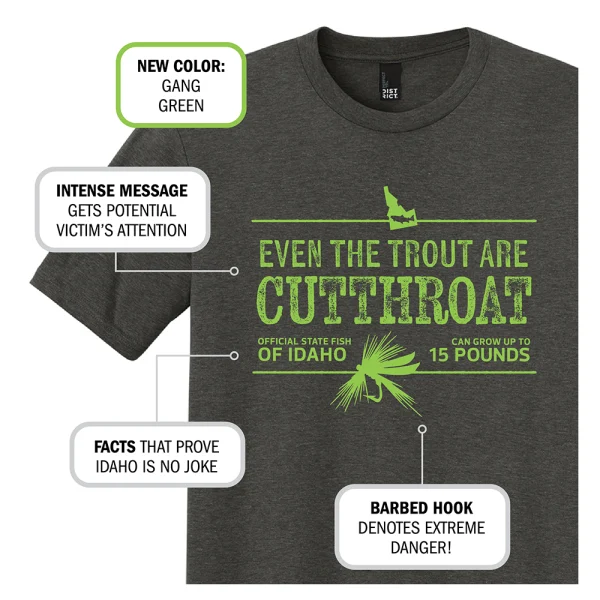Even The Trout are Cutthroat Tee - Image 2