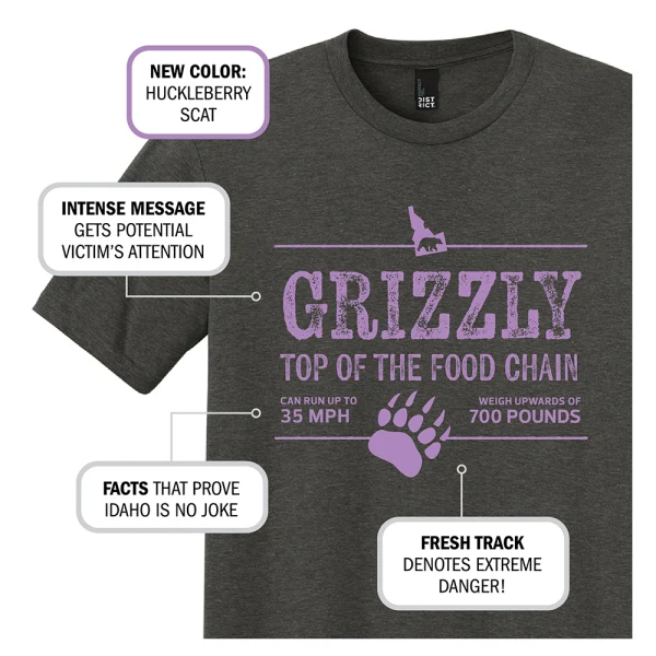 Grizzly Top of the Food Chain Tee - Image 2